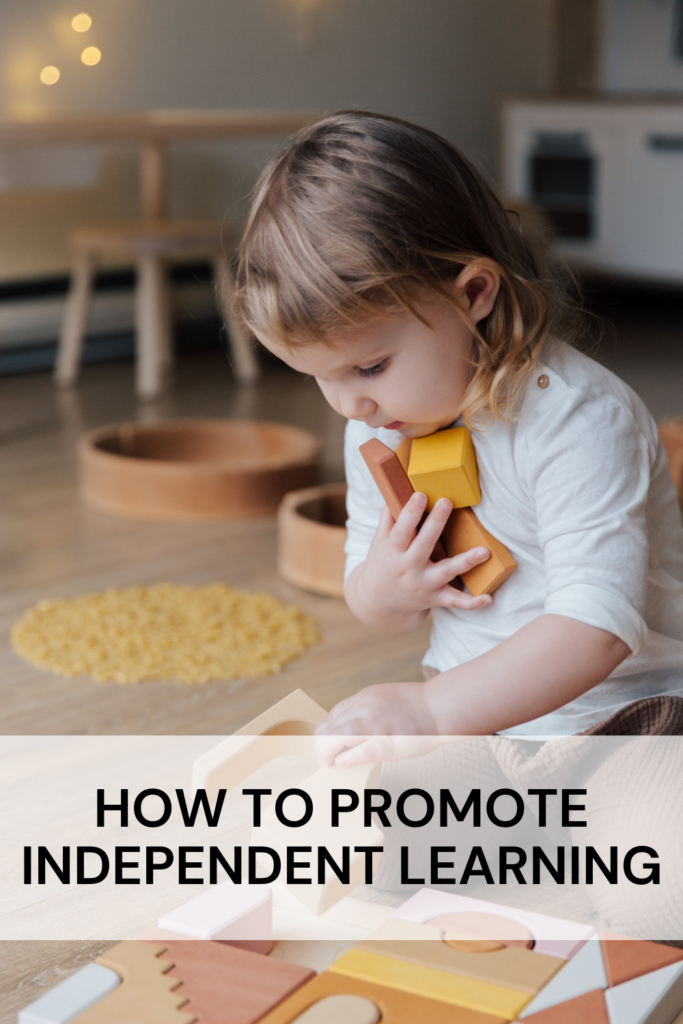 How to promote independent learning