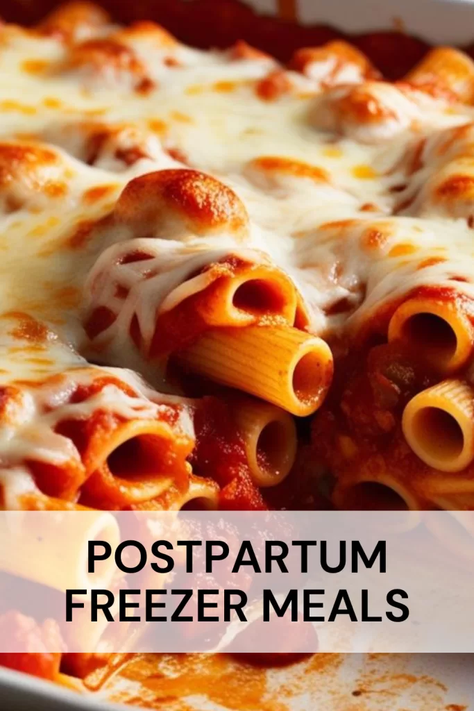 postpartum freezer meals