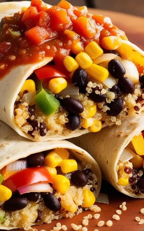 Quinoa & Bean Burritos